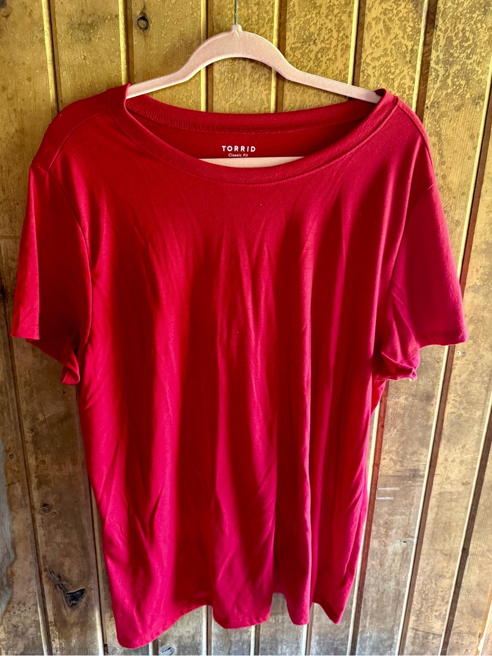Torrid Classic Red Crewneck Tee Size 2